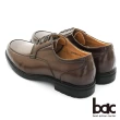 【bac】輕量舒適 真皮氣墊商務鞋(咖啡色)