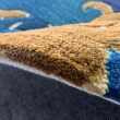 【山德力】高端精緻羊毛地毯-碧鈺樓 200x300CM(地毯 設計 溫暖 羊毛 波浪 藍 中式 大尺寸)