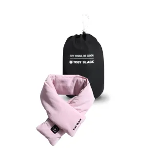 【TOBY BLACK】多功能發熱舒敷圍巾/發熱眼罩/發熱枕禮盒豪華組_蒂芬妮粉(館長推薦-送耐熱收納袋)