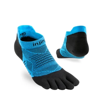 【Injinji】RUN 輕量吸排五趾隱形襪(水藍)NAA03(輕量款 五趾襪 隱形襪)