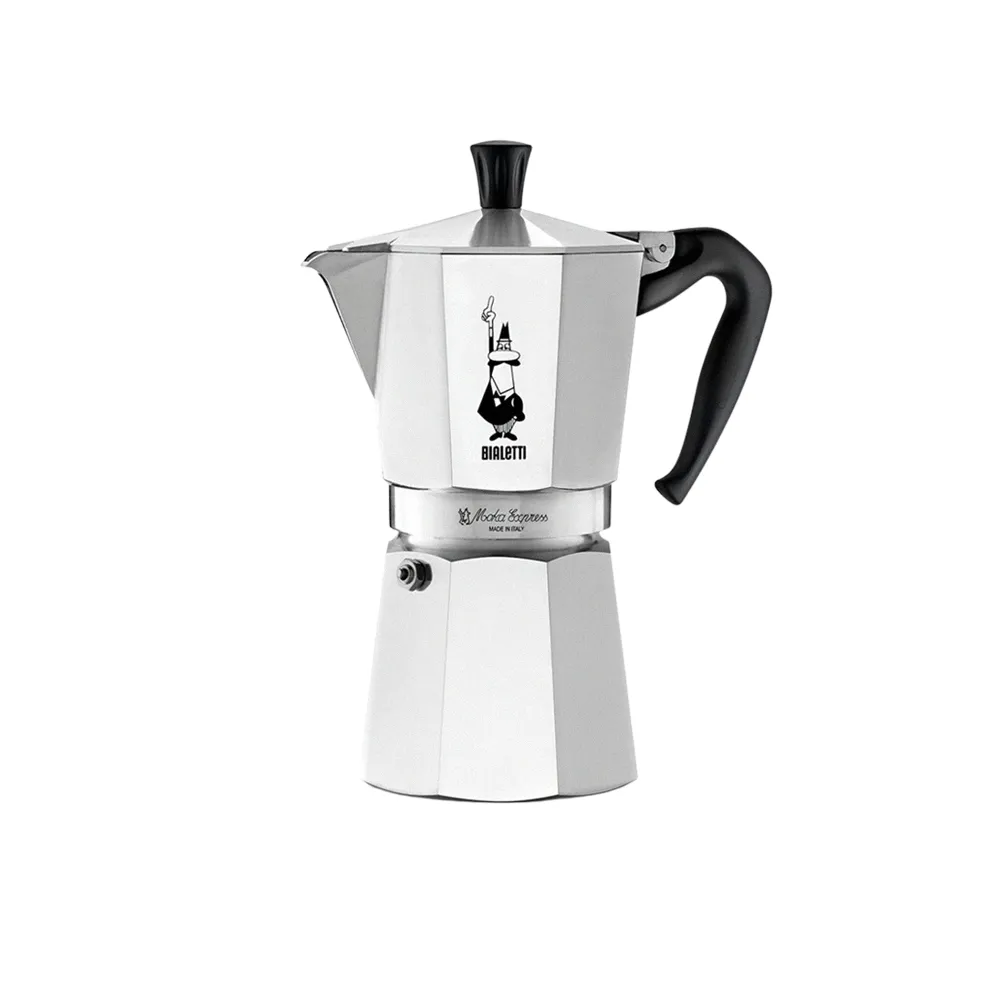 【Bialetti 比亞樂堤】經典摩卡壺MOKA(9杯份)