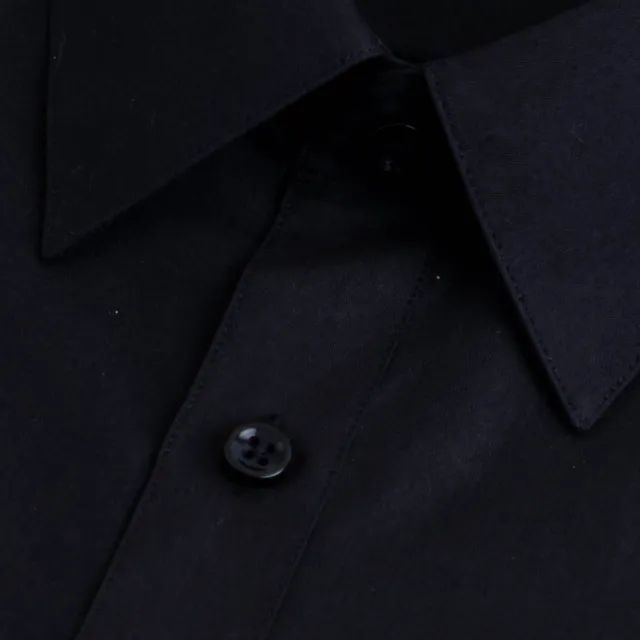 【CHINJUN】勁榮抗皺襯衫-長袖、素色黑、8017(任選3件999 現貨 商務 男生襯衫)