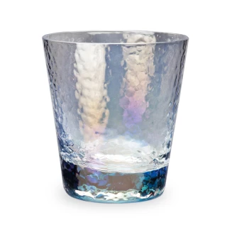 【Caldo 卡朵生活】迷幻質感家用耐熱玻璃水杯350ml