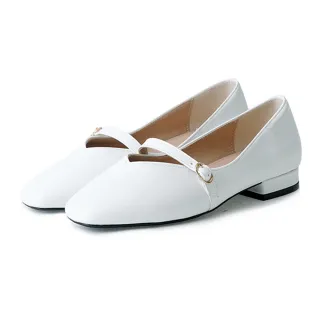 【OLLIE】韓國連線/版型偏小。日系甜美簡約素面舒適平底包鞋(72-730/現貨)