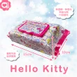 【SANRIO 三麗鷗】HELLO KITTY 凱蒂貓手口有蓋柔濕巾/濕紙巾 70 抽 X 16 包 適用於手、口、臉