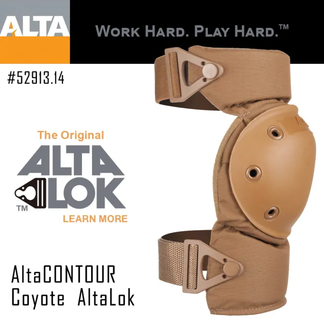 【ALTA】AltaCONTOUR-AltaLOk護膝/狼棕色(52913.14)