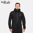 【RAB】Meridian Jacket 連帽防水外套 男款 黑色 #QWG44(高透氣連帽防水外套)