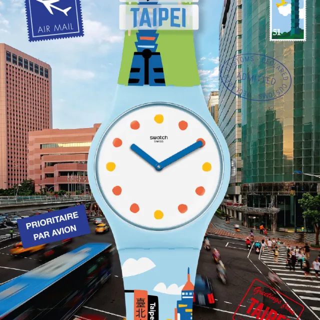 【SWATCH】原創系列手錶 #TAIWANDERING 瑞士錶 錶(41mm)