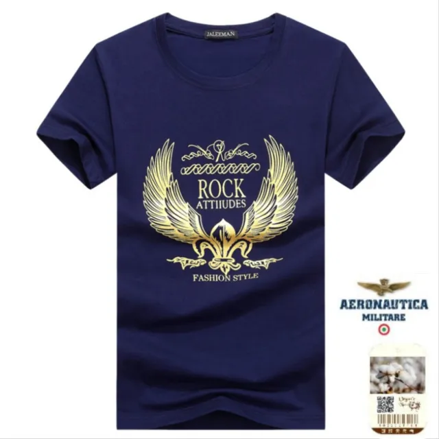 【UF72+】空軍一號 AF-GOLD 抗UV天然棉65印花超彈時尚T恤(抗UV/天然棉)