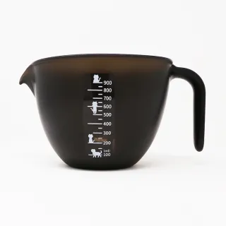 【KAI 貝印】Nyammy 黑貓咪量碗/量杯(日本製．可微波．900ml)