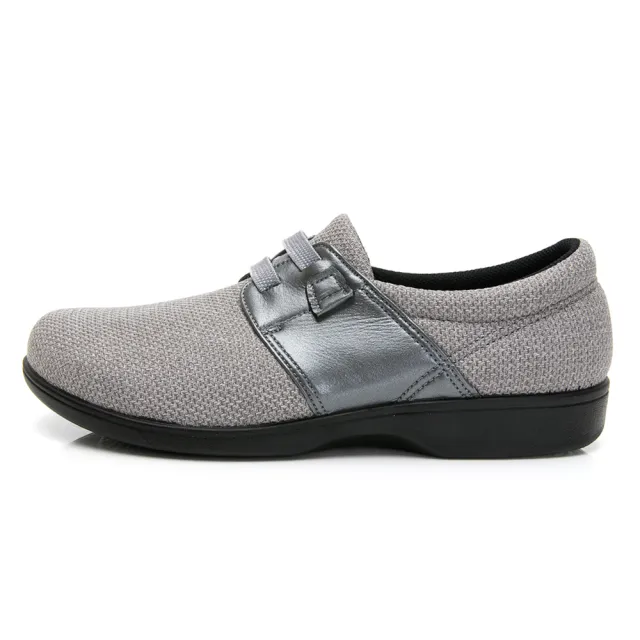 【MOONSTAR 月星】女鞋自在行走系列-日本製輕量柔軟樂步鞋(灰色)