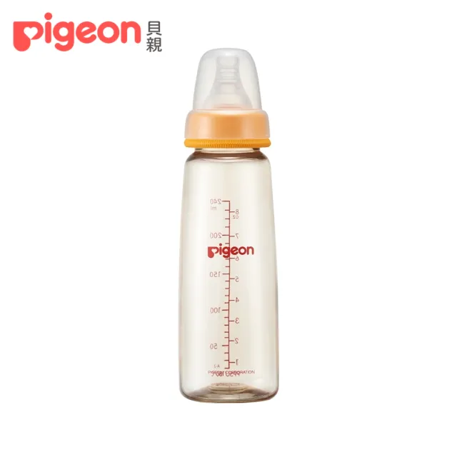 【Pigeon 貝親】一般口徑PPSU奶瓶240ml(3色)