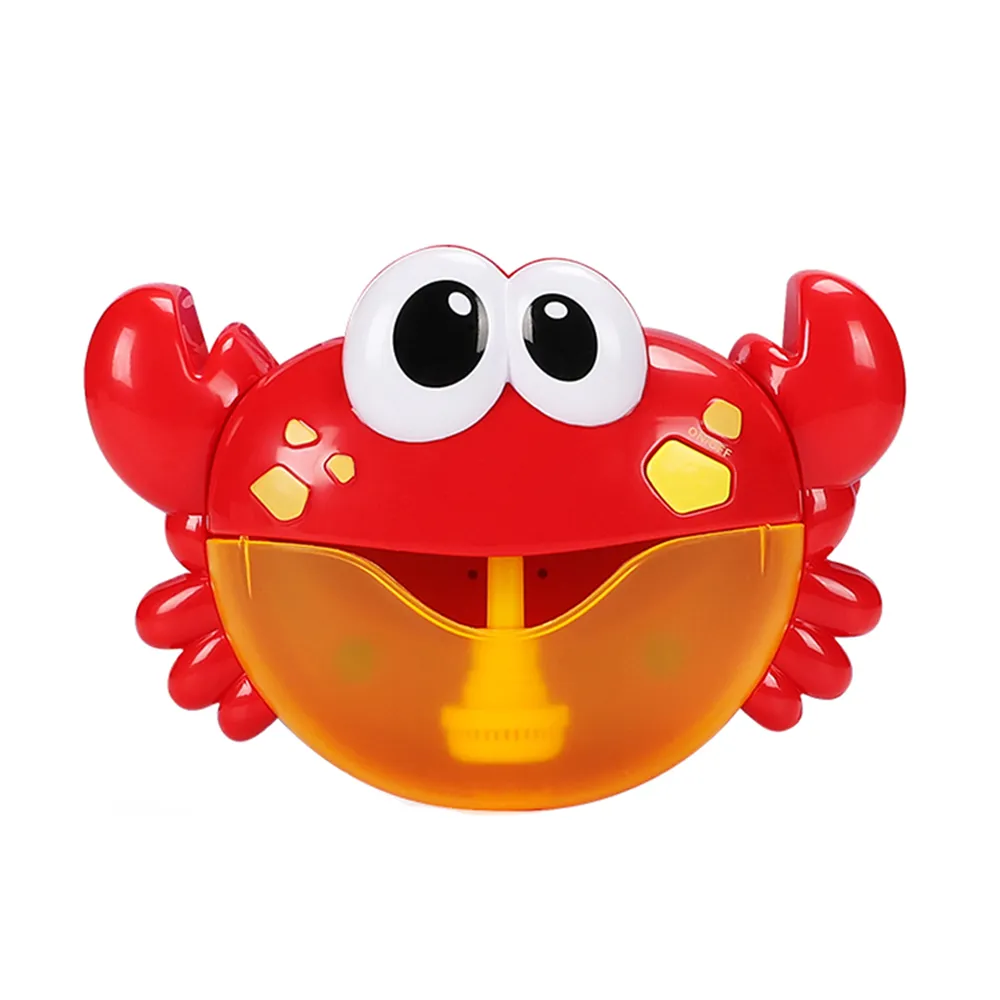 【樂邁家居】可愛 螃蟹 音樂 泡泡機 寶寶 洗澡 沐浴機(兩款任選)