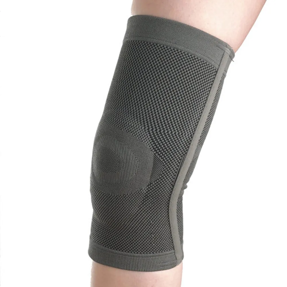【THC】竹炭矽膠髕骨護膝(穿戴式護膝 H0060)