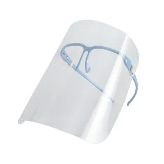 【太力TAI LI】防飛沫防油濺防護眼鏡防疫面罩2入組(大人小孩均碼 戴眼鏡也可使用)