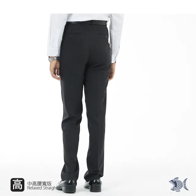 【NST JEANS】夏季薄款 免燙 軟糯微彈 鐵灰超細纖維大尺碼打摺西裝褲-中高腰寬版(002-8743)