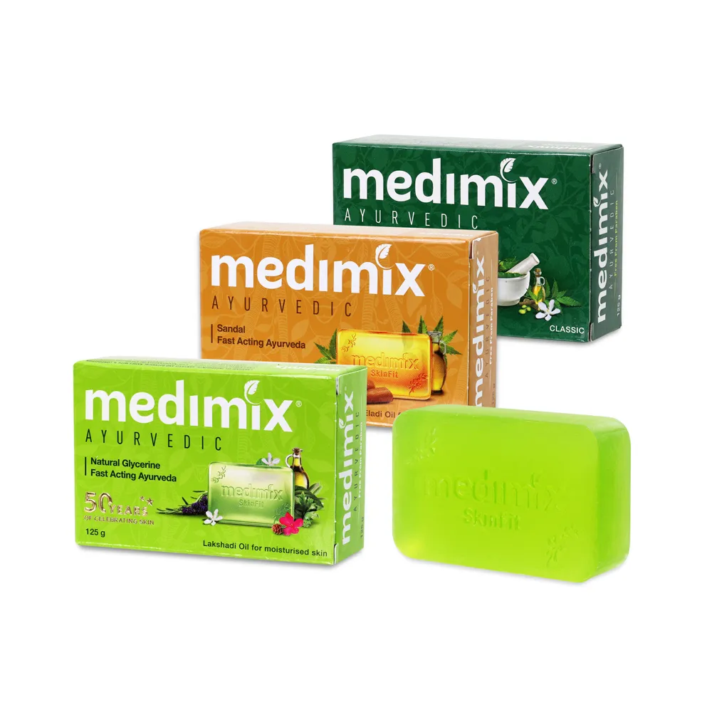 【印度Medimix】皇室藥草浴美肌皂125gX15入(平行輸入)