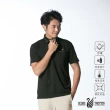 【遊遍天下】男款格紋抗UV防曬涼感吸濕排汗機能POLO衫GS1012墨綠(L-2L)