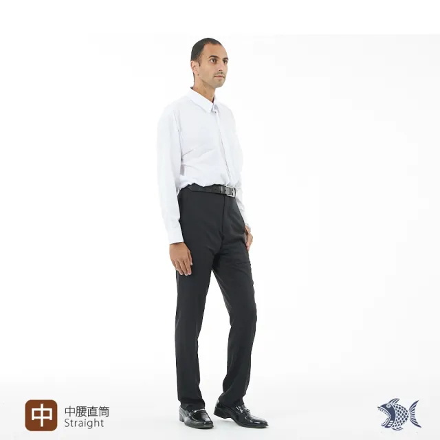 【NST JEANS】夏季薄款 軟糯微彈 免燙 鐵灰超細纖維 大尺碼無摺西裝褲-中腰(390-5798)