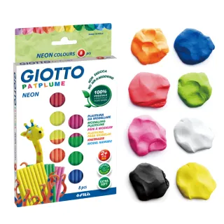 【義大利GIOTTO】蔬菜黏土霓虹8色-33g(運動黏土)