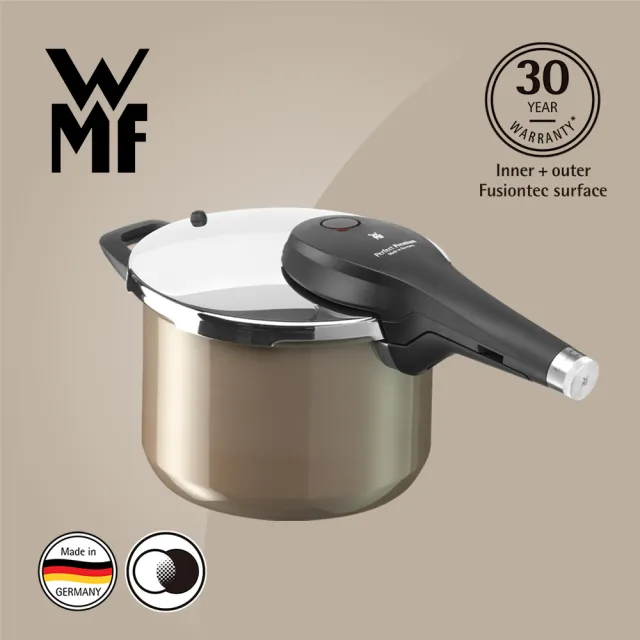 【德國WMF】Fusiontec德國製快力鍋壓力鍋6.5L(閃耀棕 棕銅色)