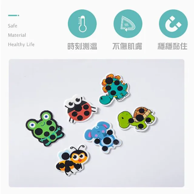 【DR.Story】專業級兒童額測貼 5入組(額測貼 卡通額溫貼 兒童額溫貼 可重複使用額溫貼 額溫槍)