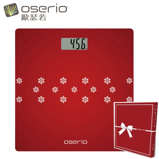 【oserio 歐瑟若】數位健康體重計 BNG-207(精裝禮物盒版)