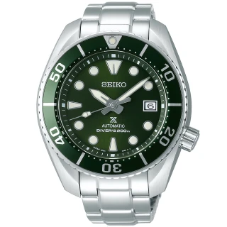 【SEIKO 精工】PROSPEXE 廣告款綠水鬼200米潛水機械錶 SK003(6R35-00A0G/SPB103J1)