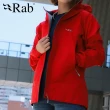 【RAB】Meridian Jacket 連帽防水外套 女款 紅寶石 #QWG45(高透氣連帽防水外套)