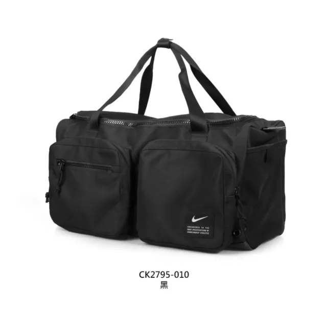 【NIKE 耐吉】大容量旅行袋-行李袋 手提包 裝備袋 側背包 黑(CK2795-010)