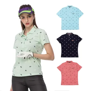 【SASAKI】抗紫外線吸排功能高爾夫球短衫-女-四色任選