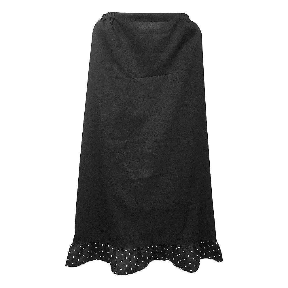 素色一片裙防曬裙MS508(黑色)