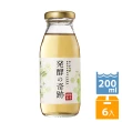 【永禎】梅子酵素 果醋輕醋飲200mlx6瓶(即開即飲)