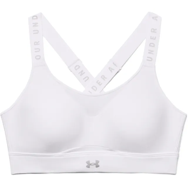 【UNDER ARMOUR】UA 女 Infinity高衝擊運動內衣 _1351994-100(白)