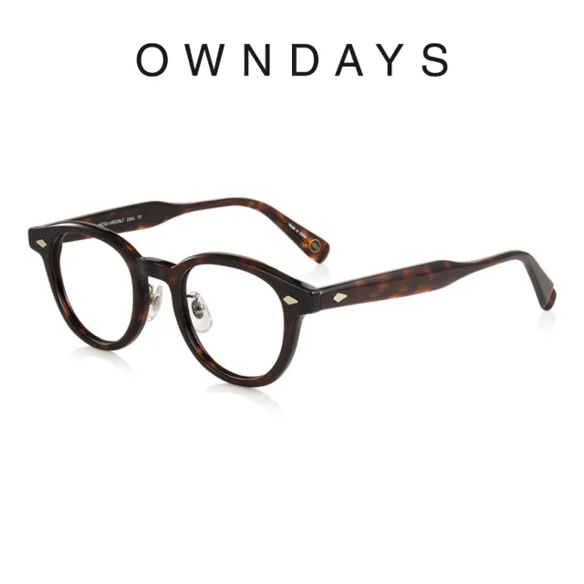 【OWNDAYS】John Dillinger系列 威靈頓款框光學眼鏡(JD2050B-3S C3)