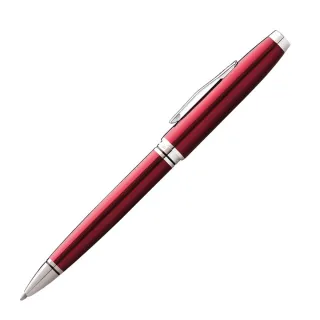 【CROSS】高雲系列紅琺瑯白夾原子筆(AT0662-10)