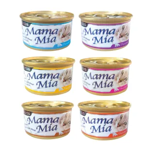 【Seeds 聖萊西】MAMAMIA貓餐罐 85g(主食/全齡貓/貓罐/貓狗飼料/罐頭餐盒/零食點心)