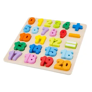 【New Classic Toys】幼兒木製數字學習配對拼圖(10539)