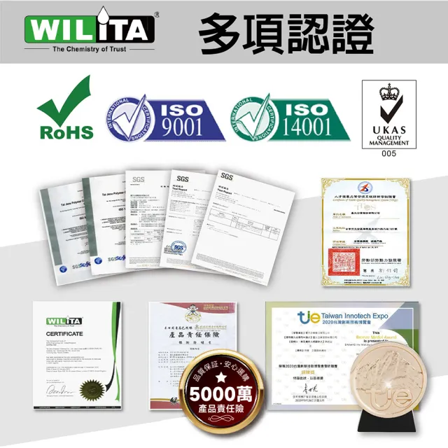 【WILITA 威力特】機車專用汽油精100ml 2入(省油提升馬力性能)