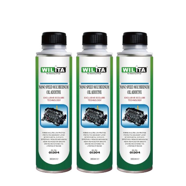 【WILITA 威力特】抗磨修補引擎機油精 超值3入組(汽、柴油車適用)