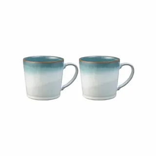 【DENBY】綠氤馬克杯-2入-400ml(100%英國製 居禮名店獨家代理)