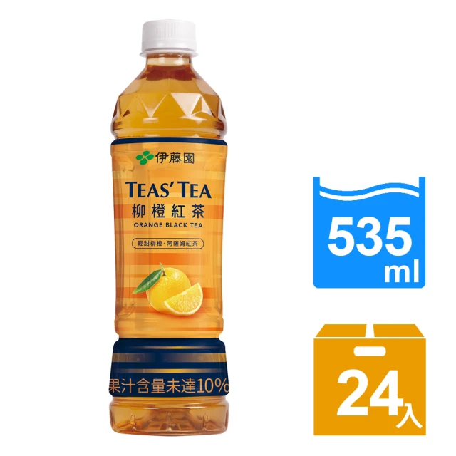 【伊藤園】TEAS TEA柳橙紅茶535ml x 24入