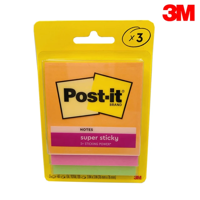 3M Post-it 狠黏便條紙 7.6x7.6cm 3321