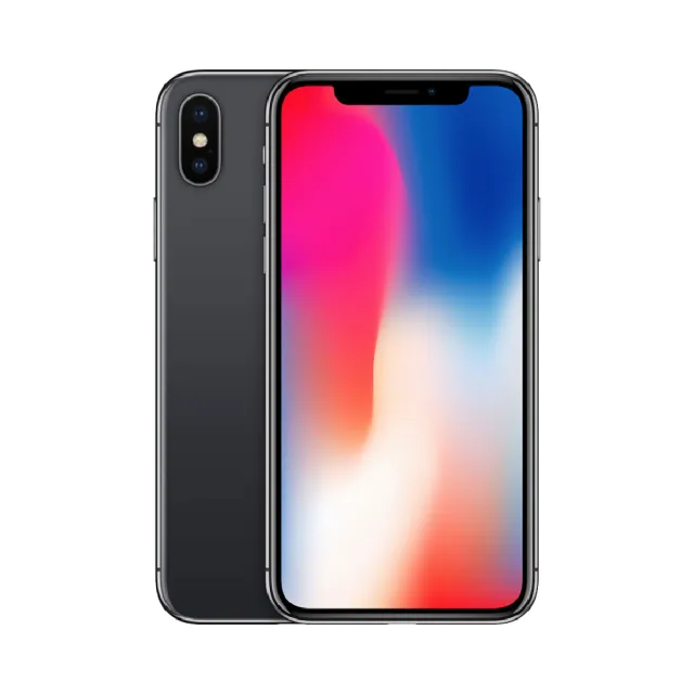 Apple】A級福利品iPhone X 64G(5.8吋）（贈充電配件組) - momo購物網