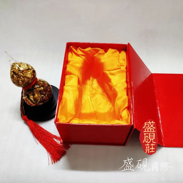 【盛硯莊佛教文物】精裝開運金箔葫蘆(1111大降价)
