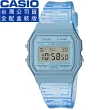 【CASIO 卡西歐】卡西歐鬧鈴電子錶-果凍藍(F-91WS-2 公司貨全配盒裝)
