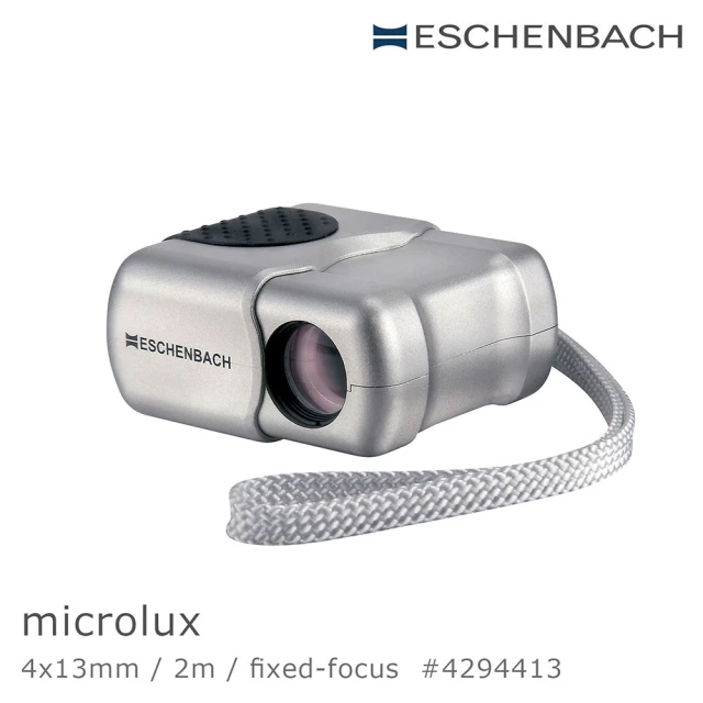 Eschenbach microlux 4x13mm 德國袖珍免調焦型單眼望遠鏡 4294413(公司貨)