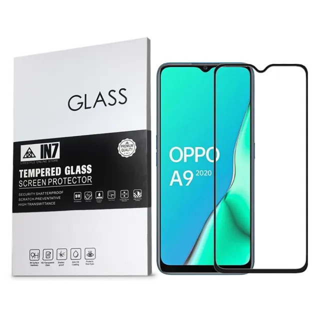 【IN7】OPPO A5 2020 /A9 2020 6.5吋 高透光2.5D滿版鋼化玻璃保護貼