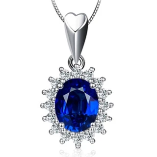 【禾美珠寶】天然皇家藍藍寶石項鍊YS033(18K金)