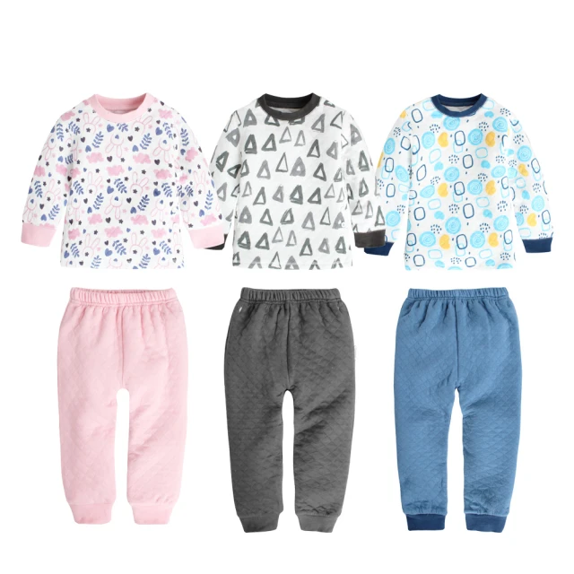 【Baby 童衣】長袖套裝 空氣棉居家套裝 兒童睡衣 12014(共三色)